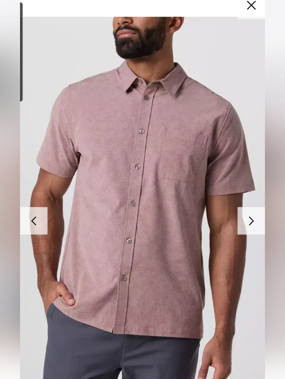 Vuori Bridge Button Down